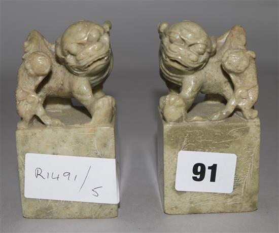 A pair of Japanese seals